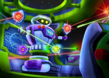 First Take a look at New Alien Airlock & Hyperspace Scene in Buzz Lightyear’s Area Ranger Spin at Magic Kingdom