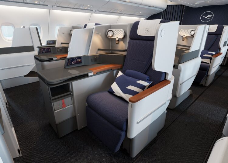 Lufthansa brings new business-class seats to Airbus A380